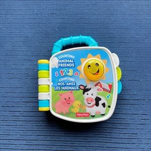 🚀4/$20 Fisher Price Counting Animal Friends Book